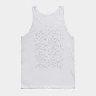 flock - linear birds pattern Tank Top